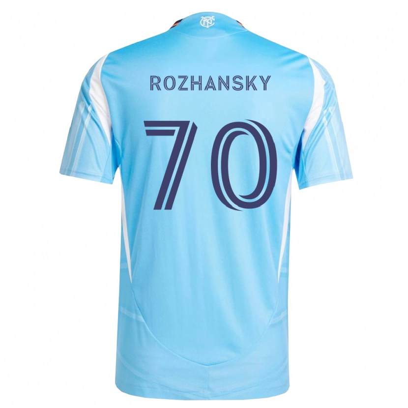 Danxen Mann Jake Rozhansky #70 Himmel Blå Hvit Hjemmetrøye Drakt Trøye 2026/27 Skjorter T-Skjorte