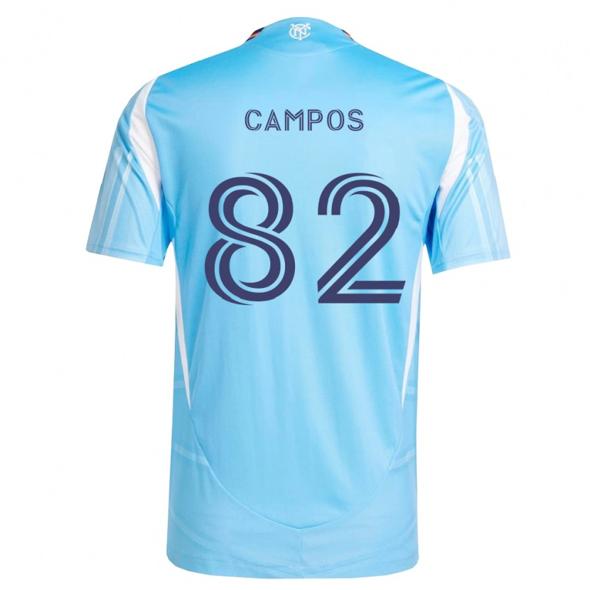 Danxen Mann Adonis Campos #82 Himmel Blå Hvit Hjemmetrøye Drakt Trøye 2026/27 Skjorter T-Skjorte