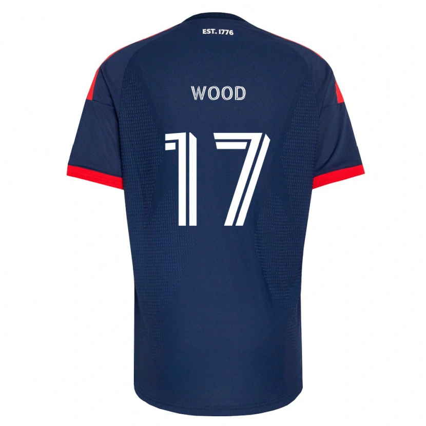 Danxen Mann Bobby Wood #17 Kongelig Blå Rød Hvit Hjemmetrøye Drakt Trøye 2026/27 Skjorter T-Skjorte