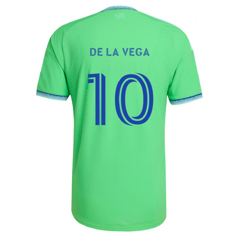 Danxen Mann Pedro De La Vega #10 Grønn Lys Blå Hjemmetrøye Drakt Trøye 2026/27 Skjorter T-Skjorte