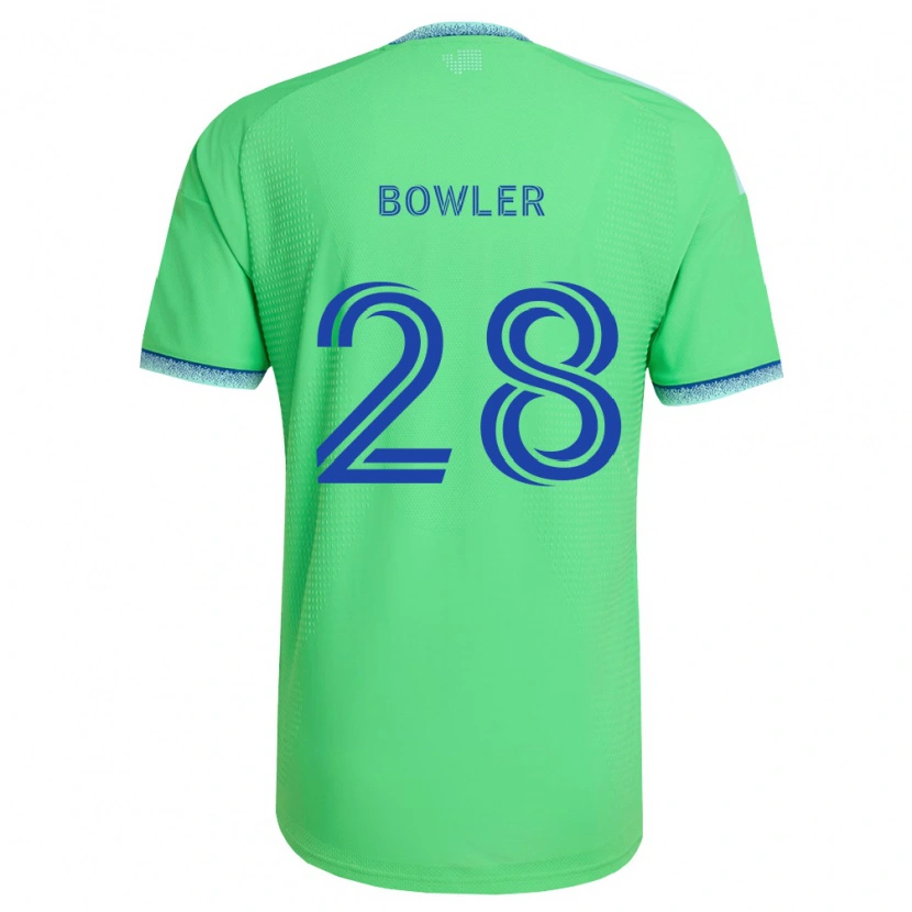 Danxen Mann Rachel Bowler #28 Grønn Lys Blå Hjemmetrøye Drakt Trøye 2026/27 Skjorter T-Skjorte