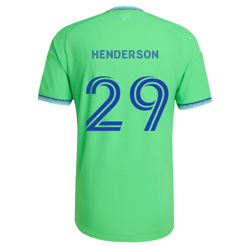 Danxen Mann Anna Henderson #29 Grønn Lys Blå Hjemmetrøye Drakt Trøye 2026/27 Skjorter T-Skjorte