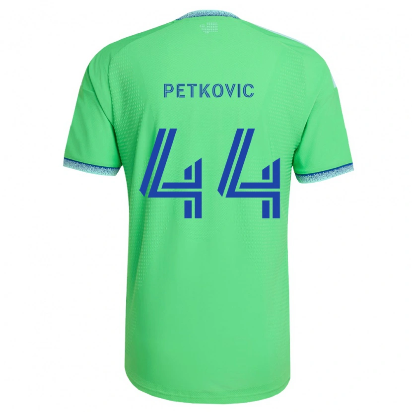 Danxen Mann Nikola Petković #44 Grønn Lys Blå Hjemmetrøye Drakt Trøye 2026/27 Skjorter T-Skjorte