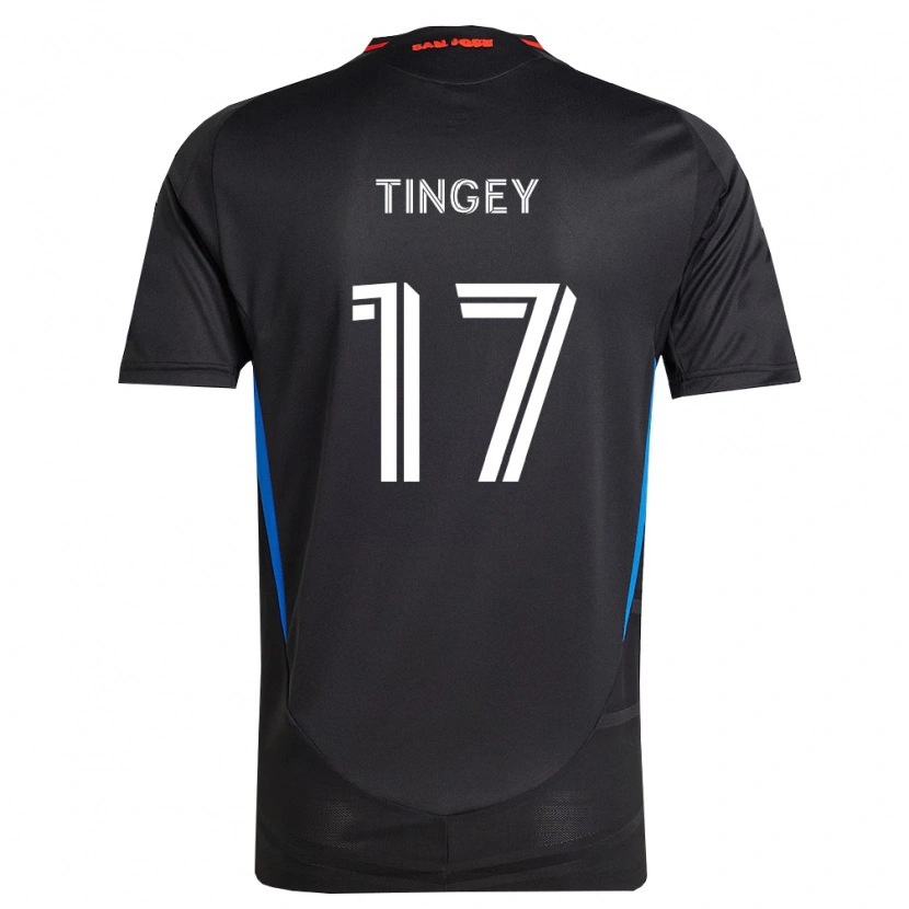 Danxen Mann Keegan Tingey #17 Blå Hvit Svart Hjemmetrøye Drakt Trøye 2026/27 Skjorter T-Skjorte