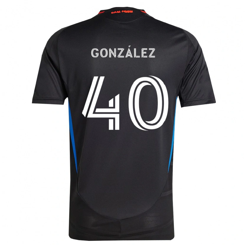 Danxen Mann Jonathan González #40 Blå Hvit Svart Hjemmetrøye Drakt Trøye 2026/27 Skjorter T-Skjorte