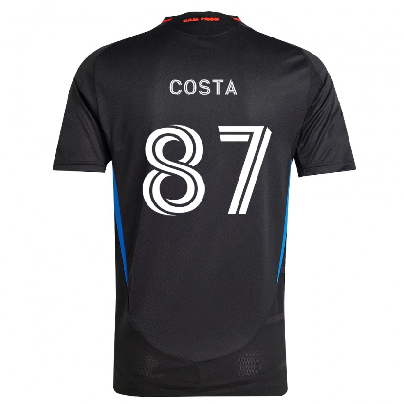 Danxen Mann Vítor Costa #87 Blå Hvit Svart Hjemmetrøye Drakt Trøye 2026/27 Skjorter T-Skjorte