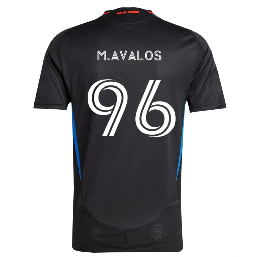 Danxen Mann Marcelo Ávalos #96 Blå Hvit Svart Hjemmetrøye Drakt Trøye 2026/27 Skjorter T-Skjorte