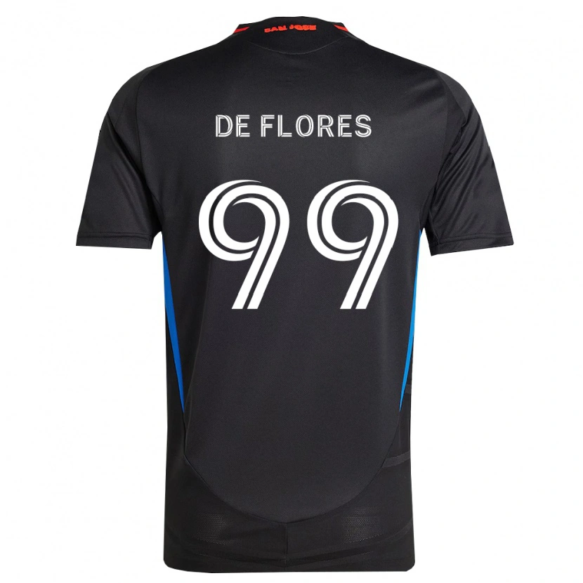 Danxen Mann Shane De Flores #99 Blå Hvit Svart Hjemmetrøye Drakt Trøye 2026/27 Skjorter T-Skjorte
