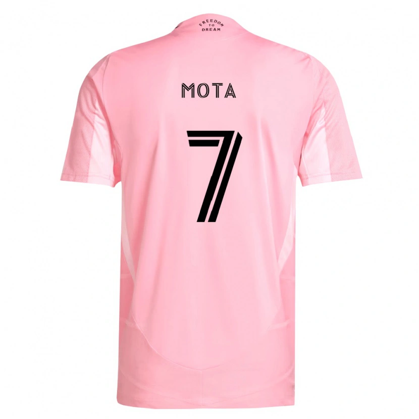 Danxen Mann Jean Mota #7 Rosa Svart Hjemmetrøye Drakt Trøye 2026/27 Skjorter T-Skjorte