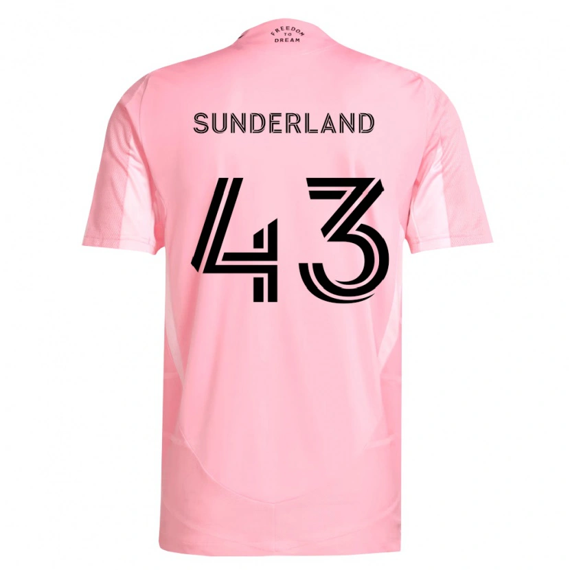 Danxen Mann Lawson Sunderland #43 Rosa Svart Hjemmetrøye Drakt Trøye 2026/27 Skjorter T-Skjorte