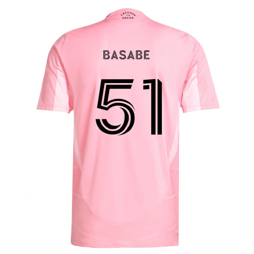 Danxen Mann Samuel Basabe #51 Rosa Svart Hjemmetrøye Drakt Trøye 2026/27 Skjorter T-Skjorte