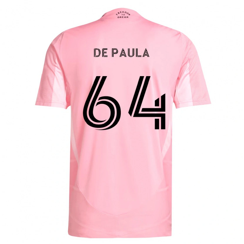 Danxen Mann Matteo De Paula #64 Rosa Svart Hjemmetrøye Drakt Trøye 2026/27 Skjorter T-Skjorte
