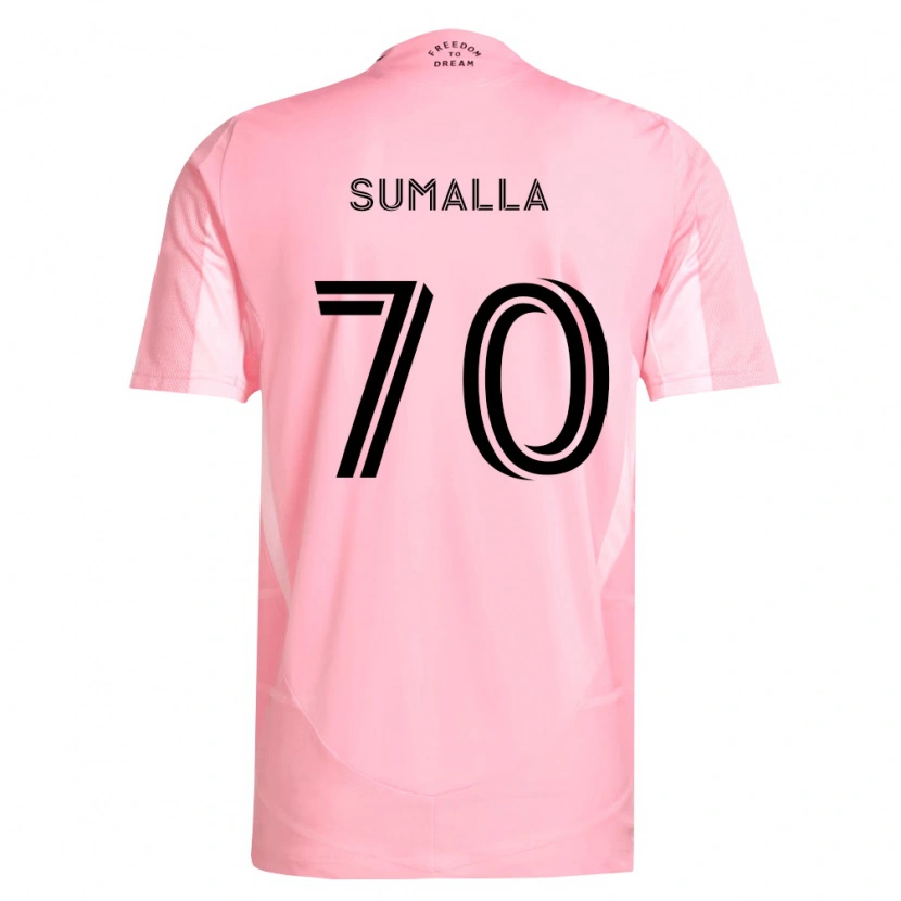 Danxen Mann Daniel Sumalla #70 Rosa Svart Hjemmetrøye Drakt Trøye 2026/27 Skjorter T-Skjorte