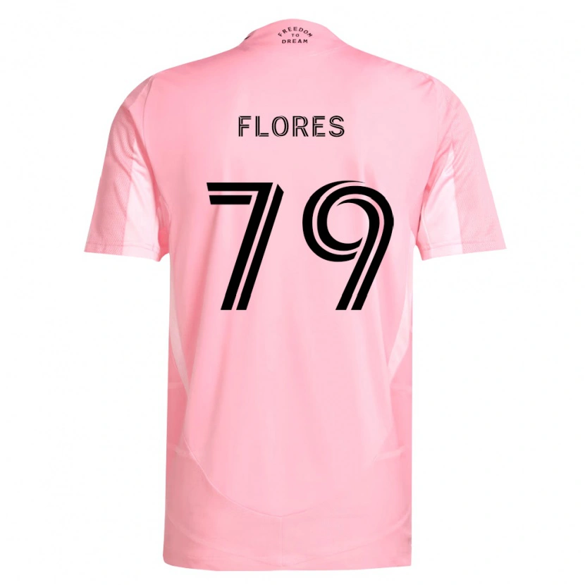 Danxen Mann Alejandro Flores #79 Rosa Svart Hjemmetrøye Drakt Trøye 2026/27 Skjorter T-Skjorte