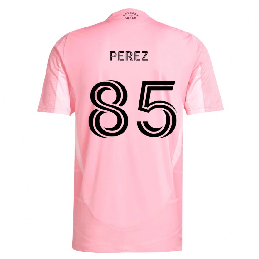 Danxen Mann Matthew Perez #85 Rosa Svart Hjemmetrøye Drakt Trøye 2026/27 Skjorter T-Skjorte
