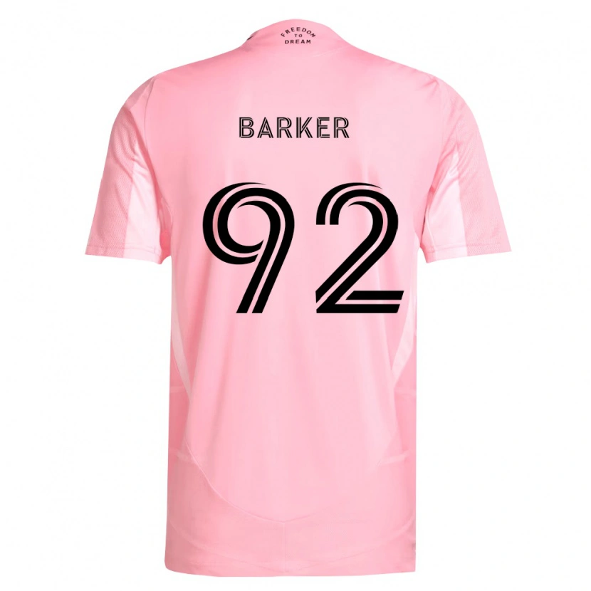 Danxen Mann Lucas Barker #92 Rosa Svart Hjemmetrøye Drakt Trøye 2026/27 Skjorter T-Skjorte