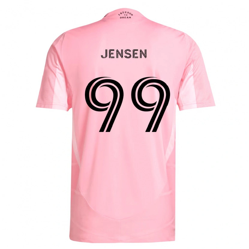 Danxen Mann Cole Jensen #99 Rosa Svart Hjemmetrøye Drakt Trøye 2026/27 Skjorter T-Skjorte