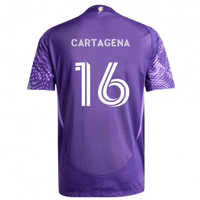 Danxen Mann Wilder Cartagena #16 Lilla Hvit Hjemmetrøye Drakt Trøye 2026/27 Skjorter T-Skjorte