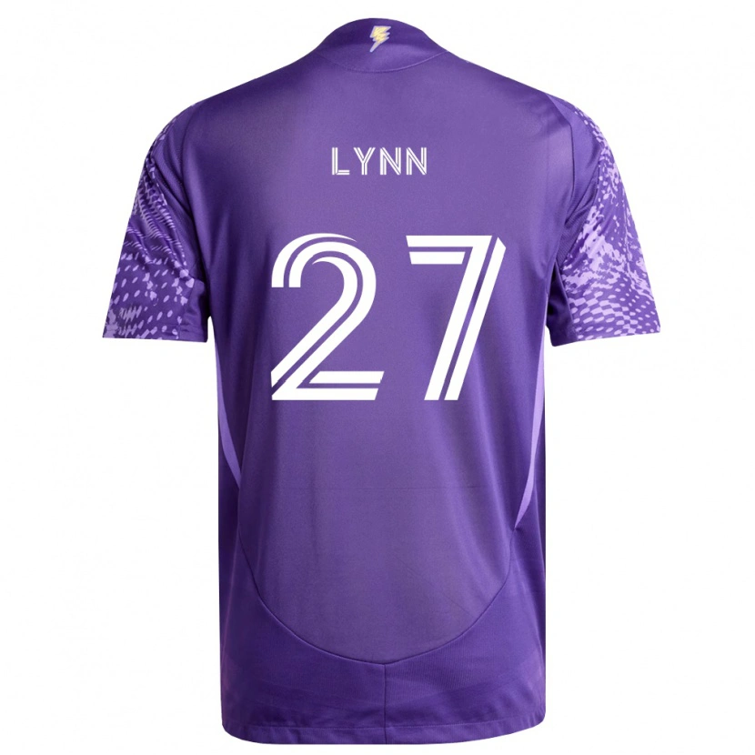 Danxen Mann Jack Lynn #27 Lilla Hvit Hjemmetrøye Drakt Trøye 2026/27 Skjorter T-Skjorte