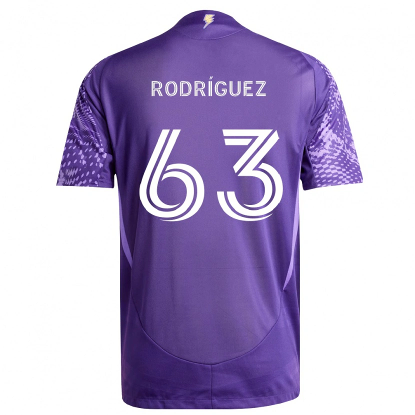 Danxen Mann Zinédine Rodríguez #63 Lilla Hvit Hjemmetrøye Drakt Trøye 2026/27 Skjorter T-Skjorte