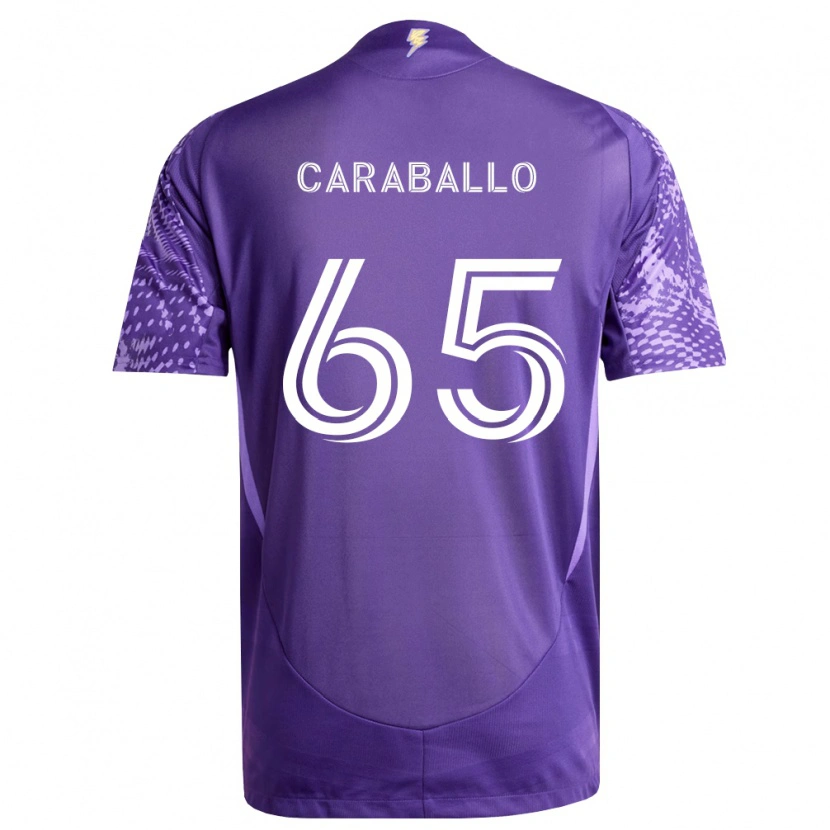 Danxen Mann Gustavo Caraballo #65 Lilla Hvit Hjemmetrøye Drakt Trøye 2026/27 Skjorter T-Skjorte