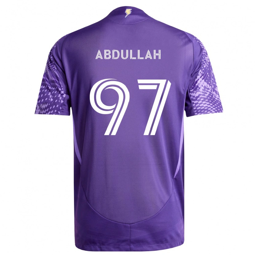 Danxen Mann Majed Abdullah #97 Lilla Hvit Hjemmetrøye Drakt Trøye 2026/27 Skjorter T-Skjorte