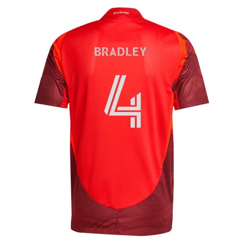 Danxen Mann Michael Bradley #4 Burgund Rød Hjemmetrøye Drakt Trøye 2026/27 Skjorter T-Skjorte