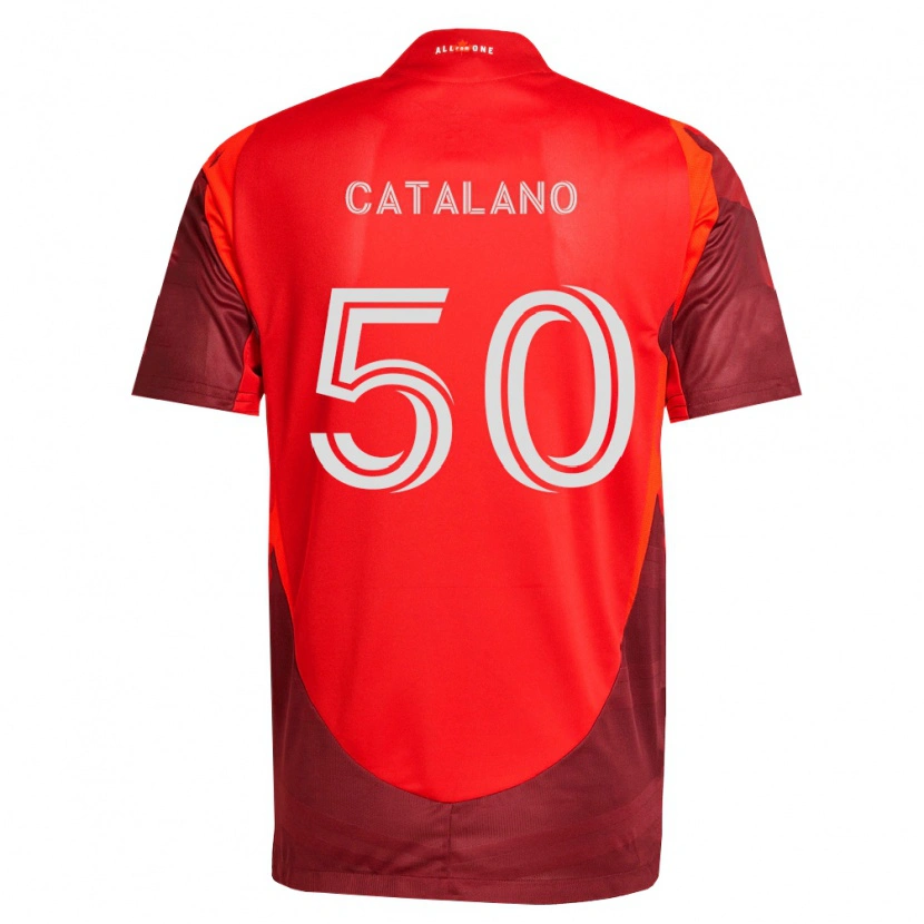 Danxen Mann Gianluca Catalano #50 Burgund Rød Hjemmetrøye Drakt Trøye 2026/27 Skjorter T-Skjorte