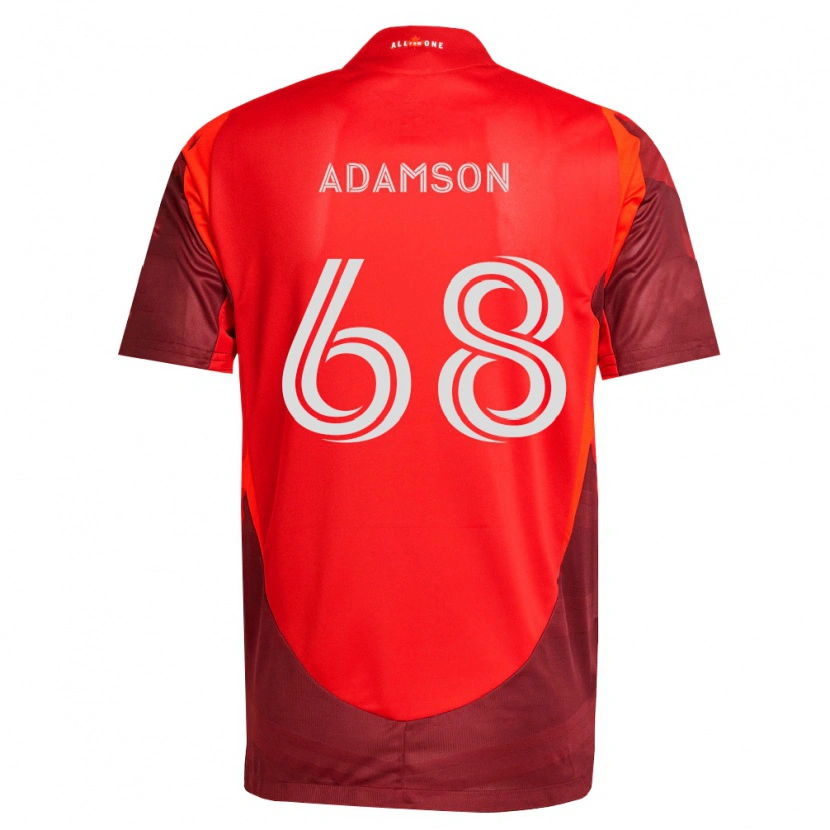 Danxen Mann Demitre Adamson #68 Burgund Rød Hjemmetrøye Drakt Trøye 2026/27 Skjorter T-Skjorte