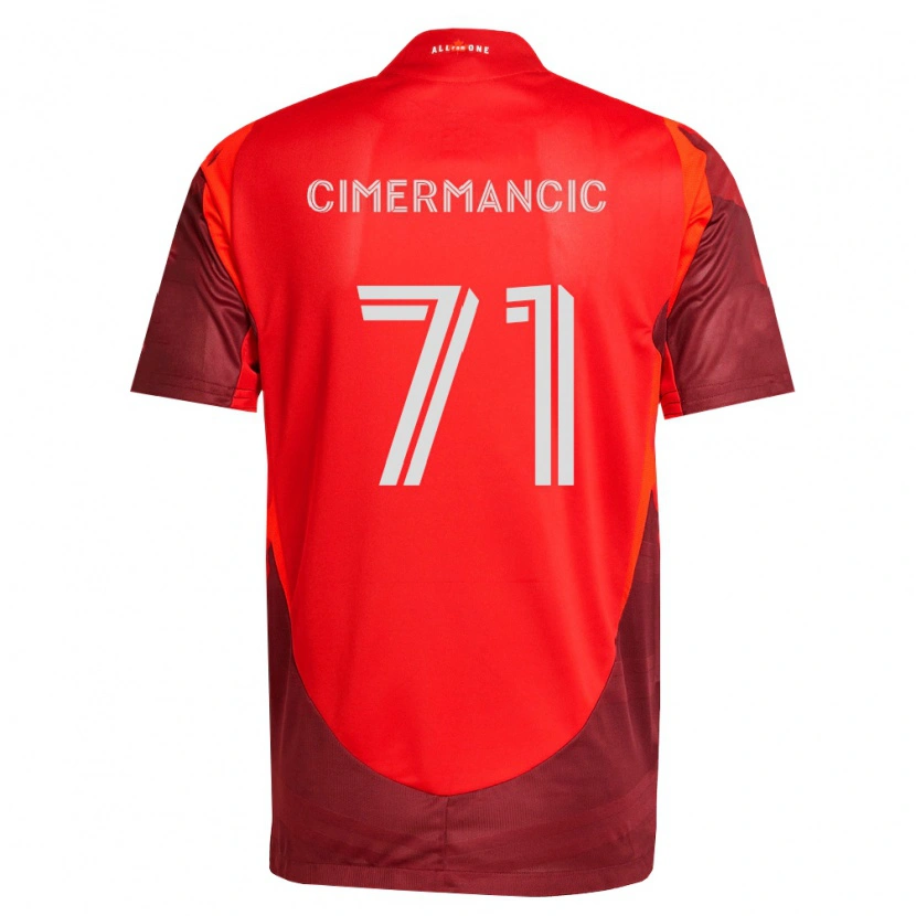 Danxen Mann Markus Cimermancic #71 Burgund Rød Hjemmetrøye Drakt Trøye 2026/27 Skjorter T-Skjorte