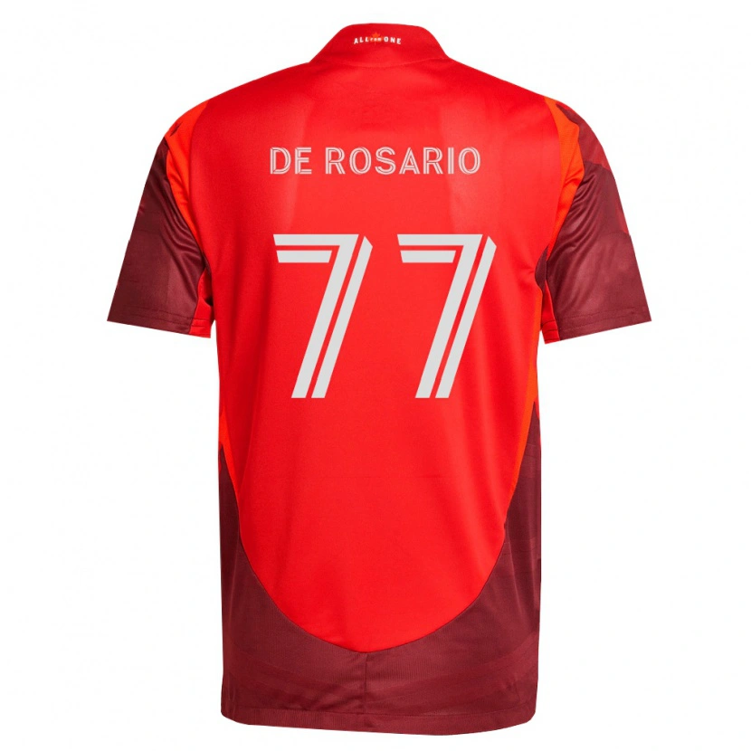 Danxen Mann Adisa De Rosario #77 Burgund Rød Hjemmetrøye Drakt Trøye 2026/27 Skjorter T-Skjorte