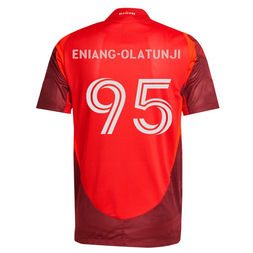 Danxen Mann Daniel Eniang-Olatunji #95 Burgund Rød Hjemmetrøye Drakt Trøye 2026/27 Skjorter T-Skjorte