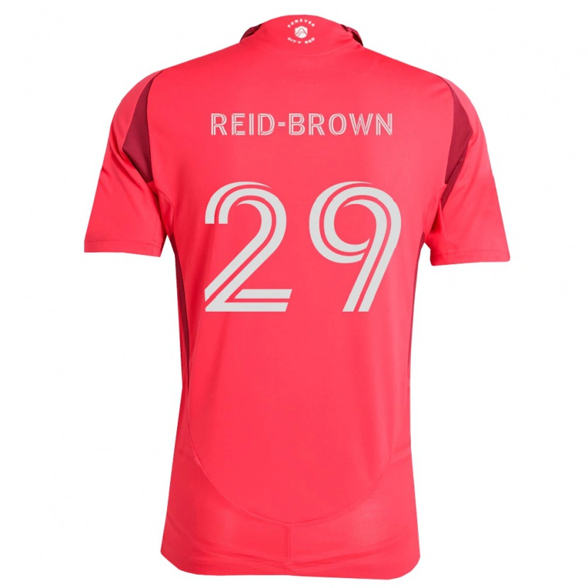 Danxen Mann Tahir Reid-Brown #29 Magentahvit Hjemmetrøye Drakt Trøye 2026/27 Skjorter T-Skjorte