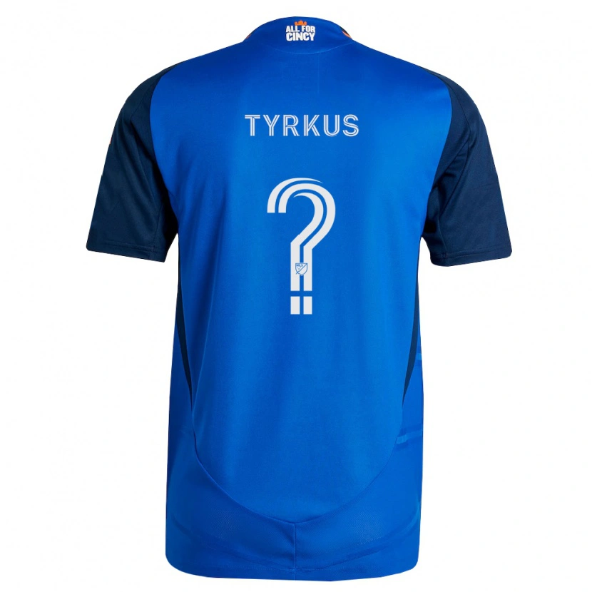 Danxen Mann Illia Tyrkus #0 Kongelig Blå Oransje Hjemmetrøye Drakt Trøye 2026/27 Skjorter T-Skjorte