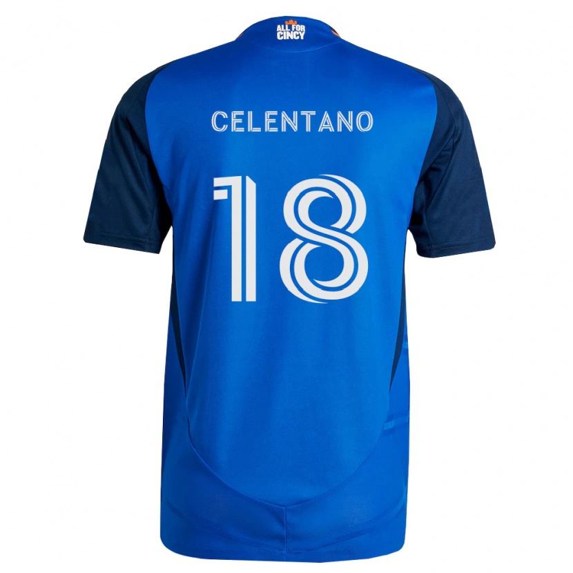 Danxen Mann Roman Celentano #18 Kongelig Blå Oransje Hjemmetrøye Drakt Trøye 2026/27 Skjorter T-Skjorte