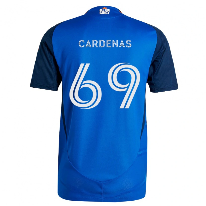 Danxen Mann Jared Cardenas #69 Kongelig Blå Oransje Hjemmetrøye Drakt Trøye 2026/27 Skjorter T-Skjorte