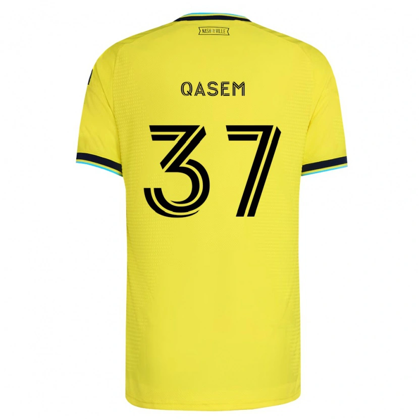Danxen Mann Ahmed Qasem #37 Sterk Gul Marineblå Hjemmetrøye Drakt Trøye 2026/27 Skjorter T-Skjorte