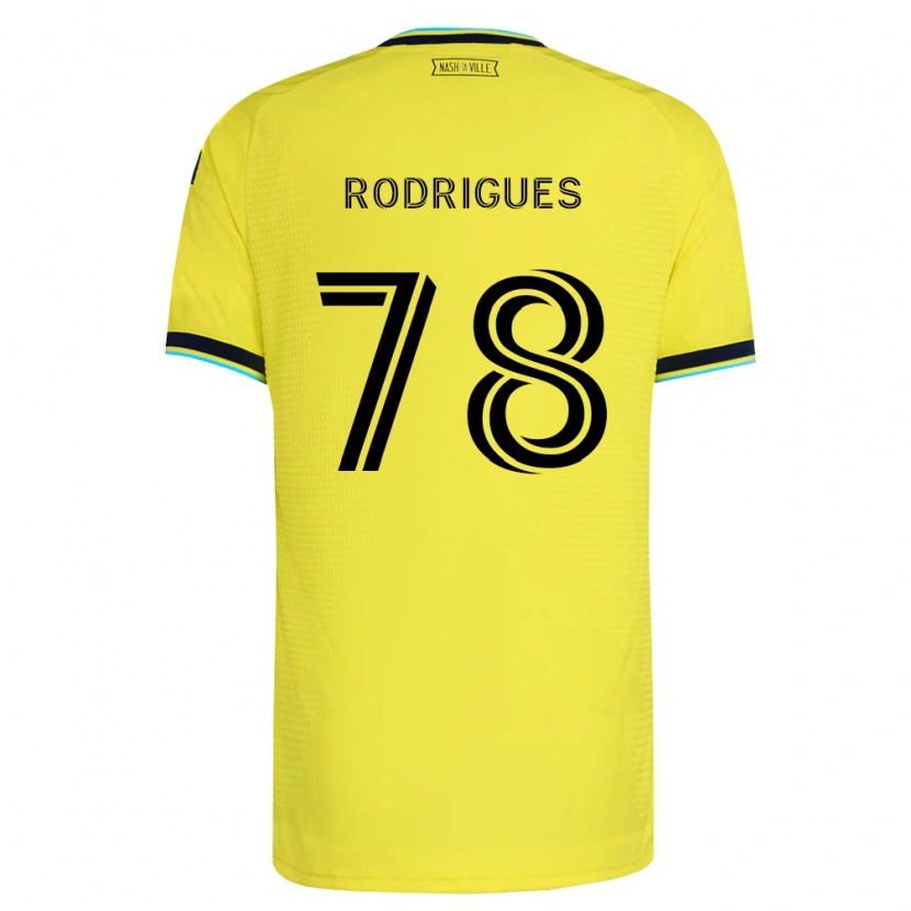 Danxen Mann Giuliano Rodrigues #78 Sterk Gul Marineblå Hjemmetrøye Drakt Trøye 2026/27 Skjorter T-Skjorte