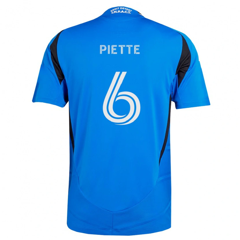 Danxen Mann Samuel Piette #6 Blå Hvit Svart Hjemmetrøye Drakt Trøye 2026/27 Skjorter T-Skjorte