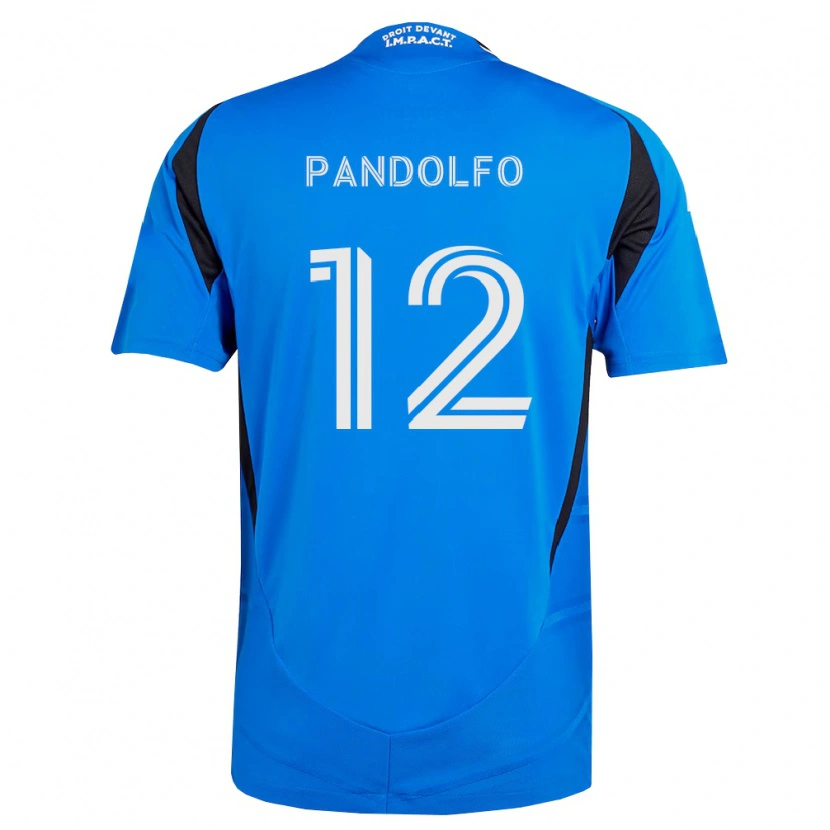 Danxen Mann Gabriel Pandolfo #12 Blå Hvit Svart Hjemmetrøye Drakt Trøye 2026/27 Skjorter T-Skjorte