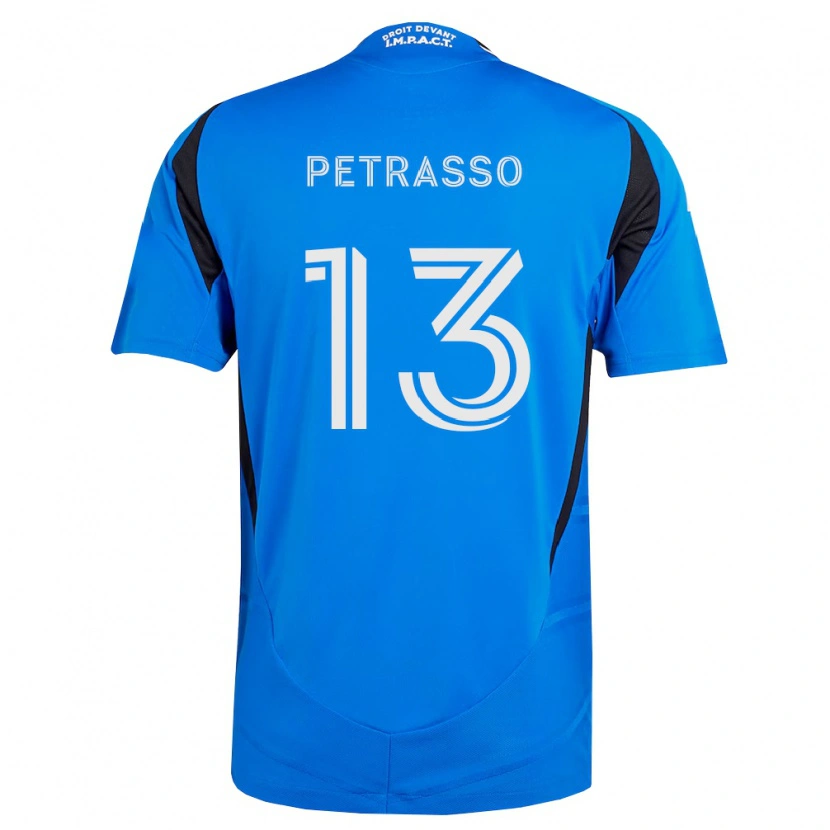 Danxen Mann Luca Petrasso #13 Blå Hvit Svart Hjemmetrøye Drakt Trøye 2026/27 Skjorter T-Skjorte