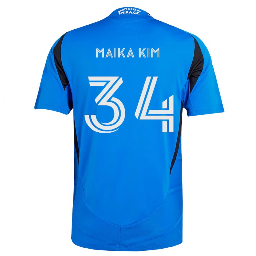 Danxen Mann Guerrier Maika Kim #34 Blå Hvit Svart Hjemmetrøye Drakt Trøye 2026/27 Skjorter T-Skjorte