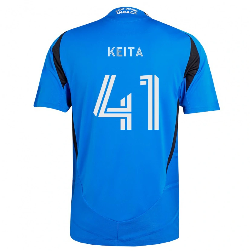 Danxen Mann Samsy Keita #41 Blå Hvit Svart Hjemmetrøye Drakt Trøye 2026/27 Skjorter T-Skjorte