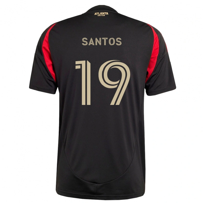Danxen Mann Sergio Santos #19 Svart Rød Hjemmetrøye Drakt Trøye 2026/27 Skjorter T-Skjorte