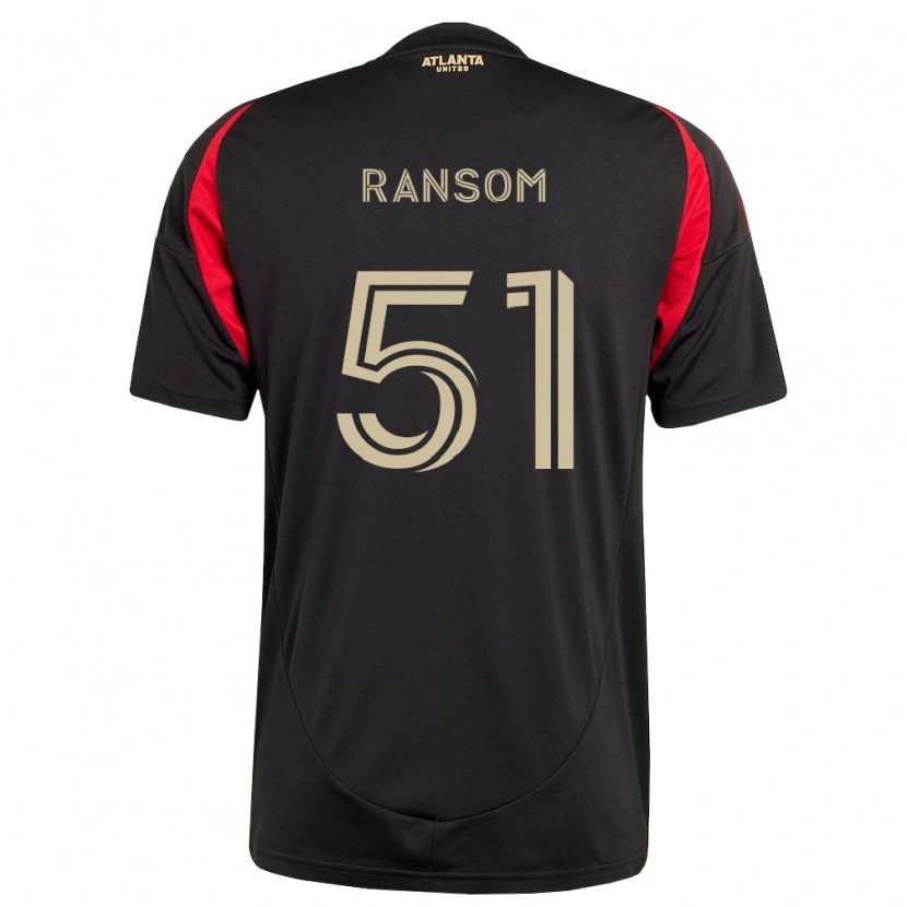 Danxen Mann Jonathan Ransom #51 Svart Rød Hjemmetrøye Drakt Trøye 2026/27 Skjorter T-Skjorte