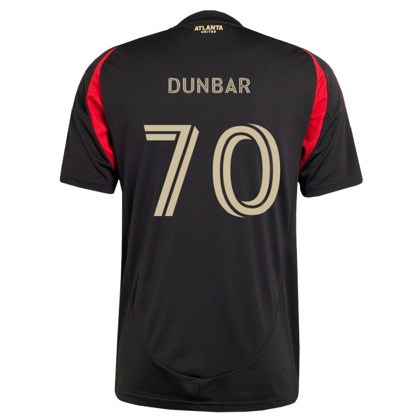 Danxen Mann Cameron Dunbar #70 Svart Rød Hjemmetrøye Drakt Trøye 2026/27 Skjorter T-Skjorte