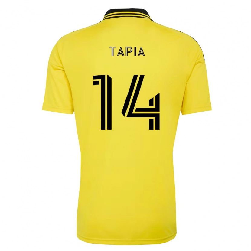 Danxen Mann Gonzalo Tapia #14 Gul Svart Hjemmetrøye Drakt Trøye 2026/27 Skjorter T-Skjorte