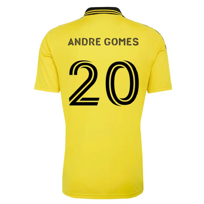 Danxen Mann André Gomes #20 Gul Svart Hjemmetrøye Drakt Trøye 2026/27 Skjorter T-Skjorte