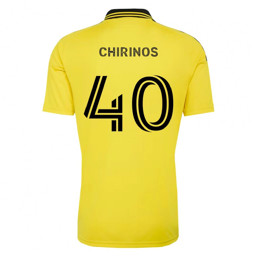 Danxen Mann Johann Chirinos #40 Gul Svart Hjemmetrøye Drakt Trøye 2026/27 Skjorter T-Skjorte