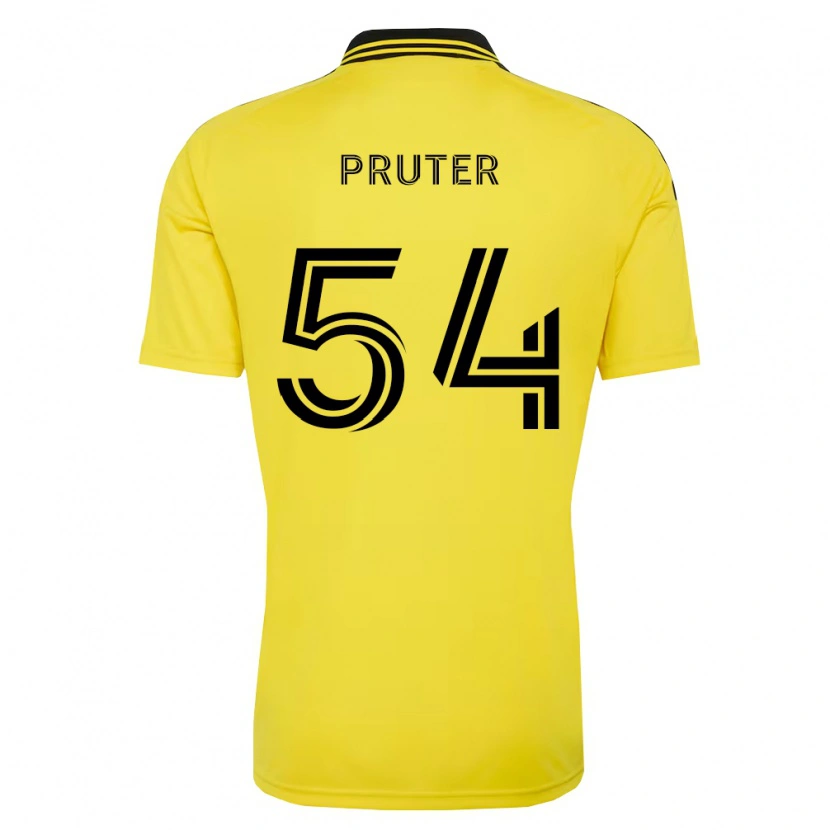 Danxen Mann Luke Pruter #54 Gul Svart Hjemmetrøye Drakt Trøye 2026/27 Skjorter T-Skjorte